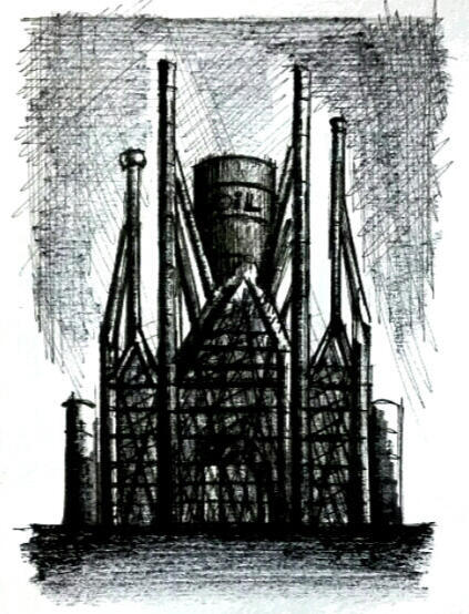 Black 2 Pencil on paper, 21x14.8cm