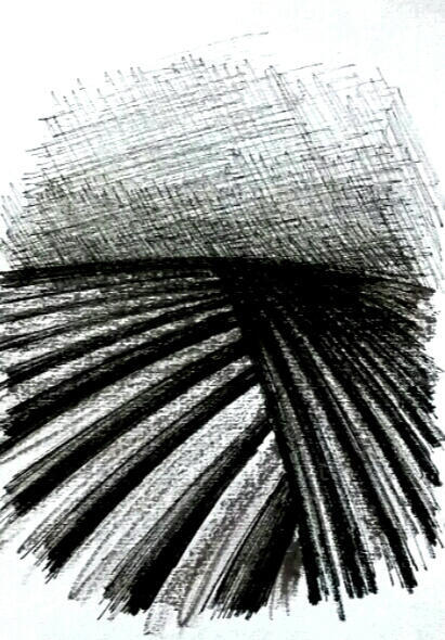 Black 5 Pencil on paper, 21x14.8cm