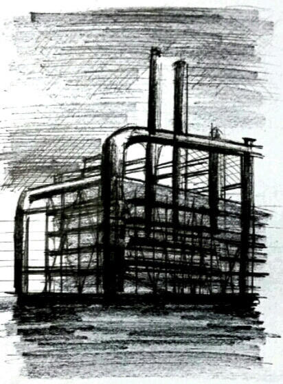 Black 1 Pencil on paper, 21x14.8cm